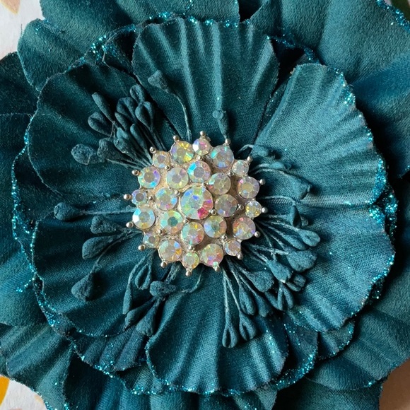 🪻 TIEKS TEAL FLOWER 🪻 NWOT - Picture 13 of 16